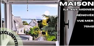 maison individuelle à la vente -   56780  ILE AUX MOINES, surface 75 m2 vente maison individuelle - UBI449060534